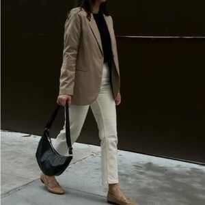 Everlane Cream Straight Leg Jeans